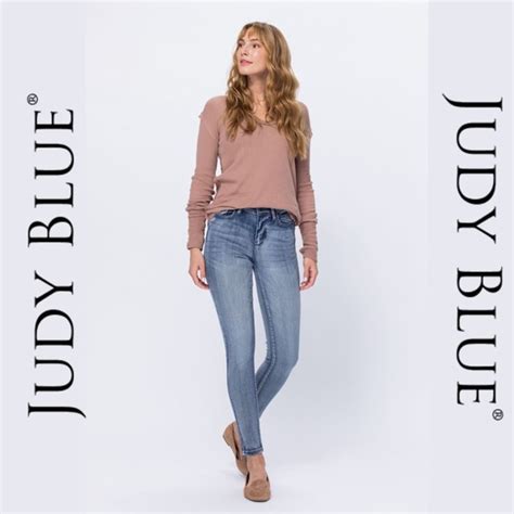 Judy Blue Jeans Judy Blue Highrise Heavy Hand Sand Skinny Jeans 829