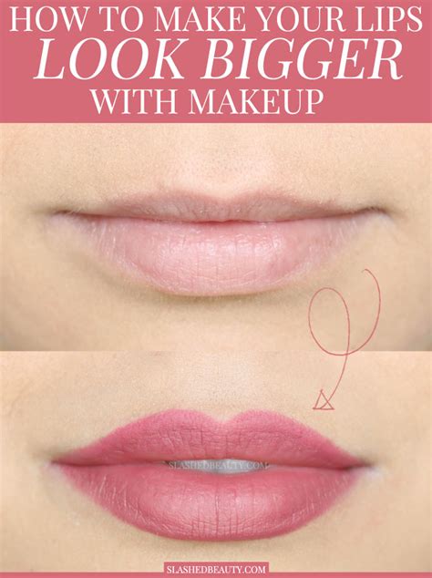 How To Make Your Lips Look Bigger With Makeup The Right Way Slashed