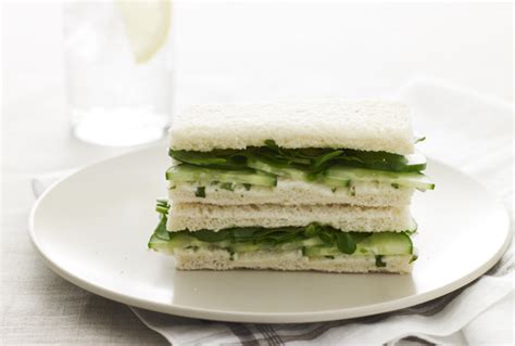 Cucumber And Watercress Tea Finger Sandwiches Jamie Geller
