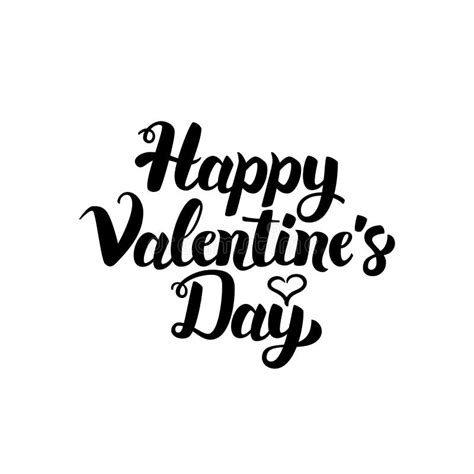 Happy Valentines Day Cursive Font Stock Illustrations 410 Happy