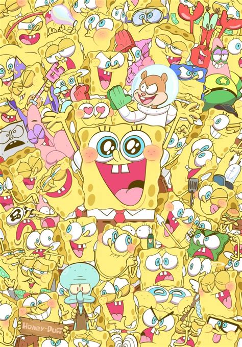 Doodle Spongebob Wallpaper