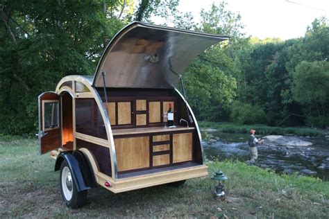Camper trailer stainless steel kitchen sink undermount double handmade kitchen sink with cupc certification. Teardrop Campers That Will Make You Smile - 50 Campfires