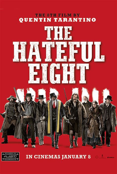Jackson , kurt russell , jennifer jason leigh , walton goggins , demián bichir , tim roth , michael madsen , and bruce dern. The Hateful Eight - Should You Go See Quentin Tarantino's ...