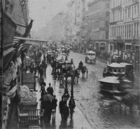 Old New York In Photos 100 Broadway From Broome Street C1870