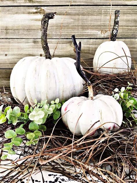 31 Amazing Fall Decorating Ideas Using White Pumpkins