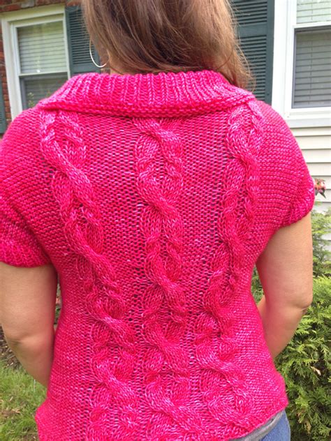 The online shop for knitting crochet and sewing supplies. Cabled Shaped Vest from Natalie C. - Knitting Patterns ...
