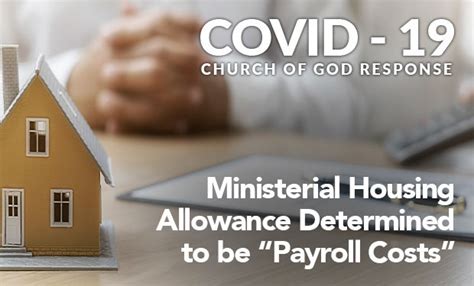 Ministerial Housing Allowance Determined To Be “payroll Costs”