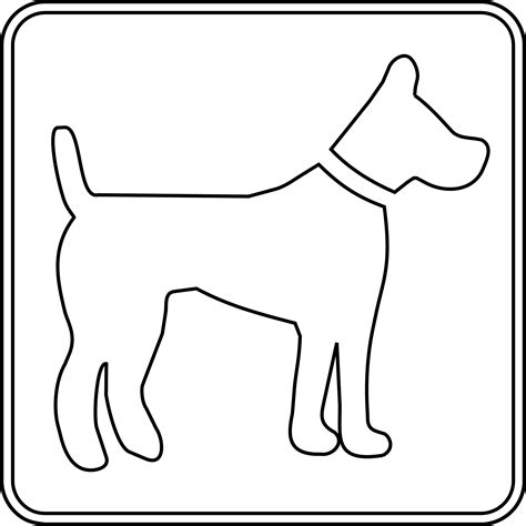 Dog Outline Clipart Etc