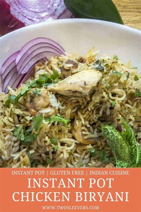 Instant Pot Indian Chicken Biryani Is A One Pot Biryani In Your