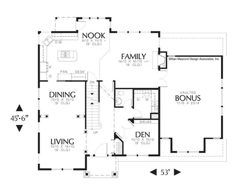 Craftsman House Plan 2228vc The Hinckley 2525 Sqft 3 Beds 21 Baths