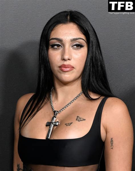 Lourdes Leon Shows Off Her Sexy Tits At The Thierry Mugler Couturissime Brooklyn Museum