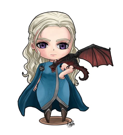 Daenerys Targaryen Chibi By Cintanna On Deviantart Game Of Thrones Comic Chibi Games Kawaii