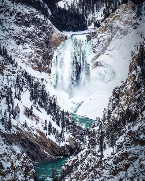 This Powerful Waterfall Still Rages On Even In The Middle Of Winter