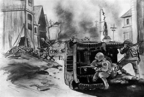 Pencil And Canvas World War 2 Sketch Ambush