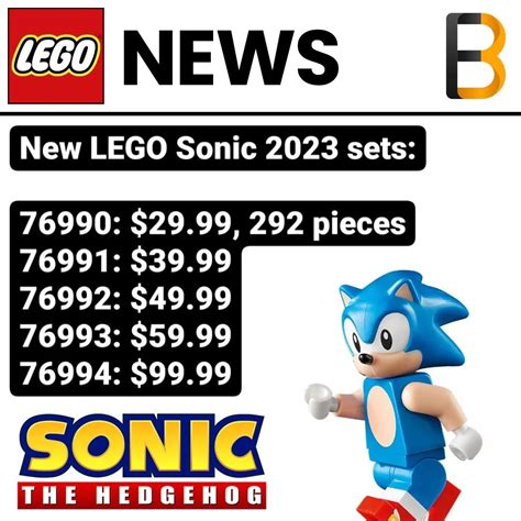 Rumor New Sonic Lego Sets In 2023 Merchandise Sonic Stadium