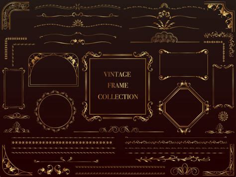 Gold Filigree Frame Illustrations Royalty Free Vector Graphics And Clip