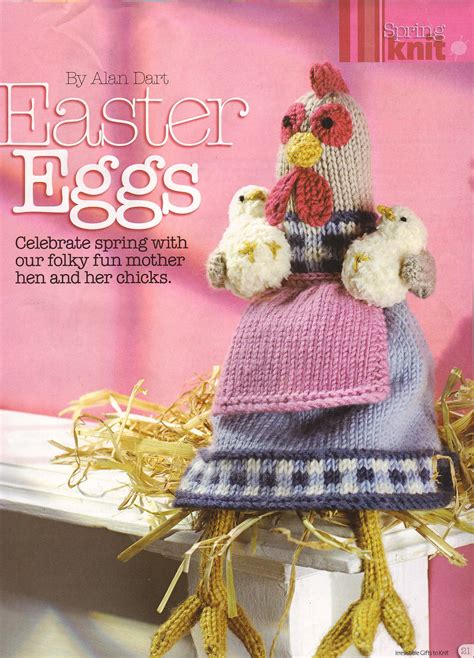 Buy Easter Eggs Toy Mother Hen And Her Chicks By Alan Dart Knitting