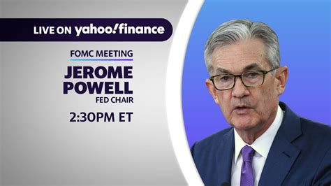 Watch Fed Chair Jerome Powell Delivers Remarks On Fomc Meeting Youtube