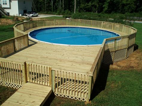 20 Above Ground Pool Deck Plans