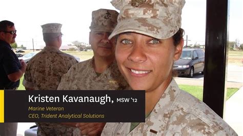 Meet Marine Veteran Kristen Kavanaugh Msw 12 Youtube