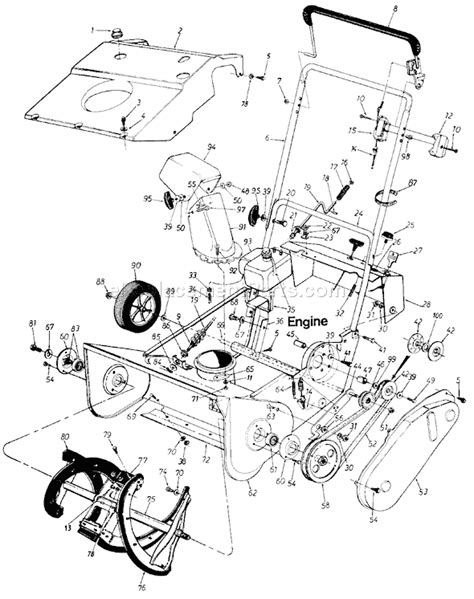 Gilson tiller parts at jack s. Gilson Tiller Belt Diagram