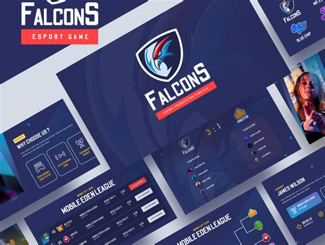 Falcons Esport And Gaming Powerpoint Template By Masdika Studio On Dribbble