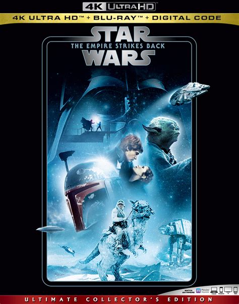 Star Wars Empire Strikes Back Includes Digital Copy 4K Ultra HD Blu