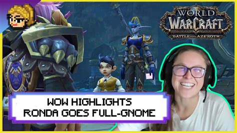 Ronda Rousey Goes Full Gnome Playing Wow Funny Gaming Highlights