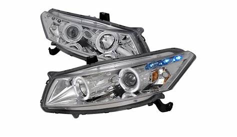 Spec-D Tuning® Honda Accord 2008-2011 Halo Chrome Projector Headlights