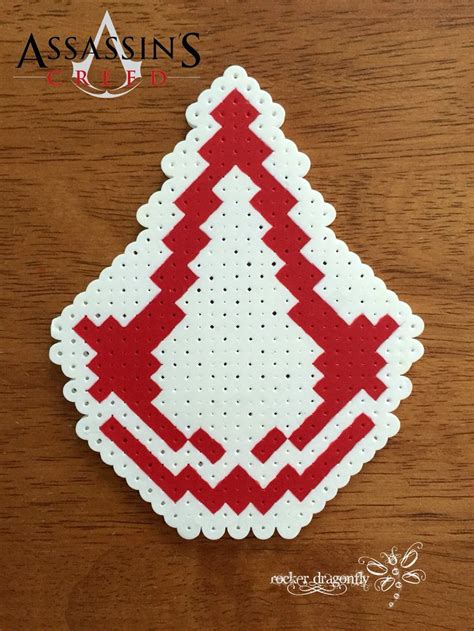 Assassin S Creed Video Game Logo Perler Beads By Rockerdragonfly Bead
