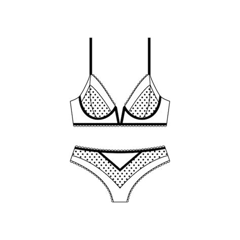 Premium Vector Lingerie Vector Icon Isolated On White Background