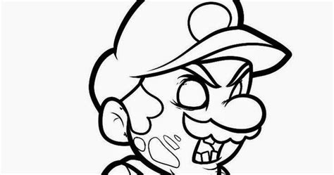 Mario Halloween Coloring Pages At Free