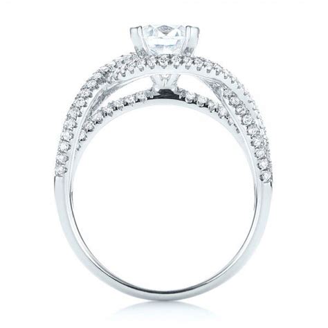 Intertwined Diamond Engagement Ring 103080 Seattle Bellevue Joseph