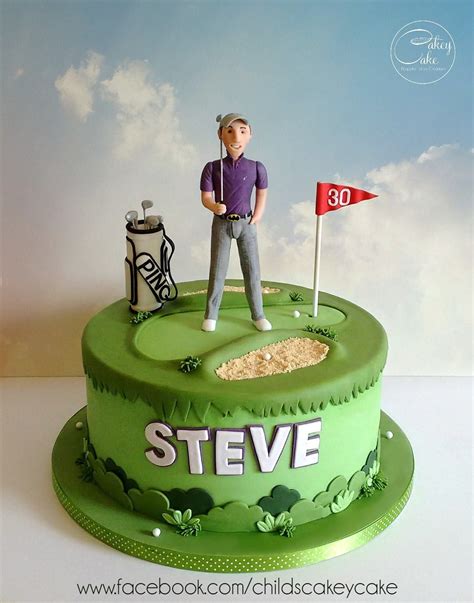 Simple birthday cake 90th birthday cakes 40th cake. Pin by Jen Santucci Sudhaus on Cakes | Golf themed cakes ...