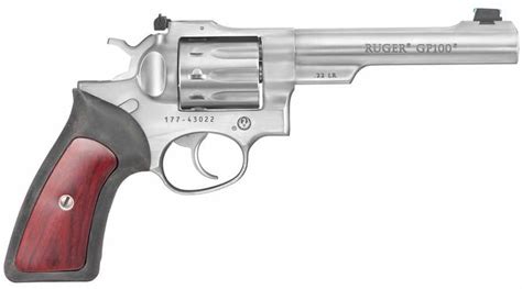 Ruger Gp100 Double Action Revolver Stainless 22 Lr 55 10rd 589