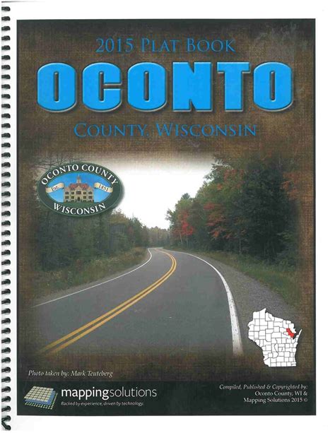 Themapstore Oconto County Wisconsin Plat Book