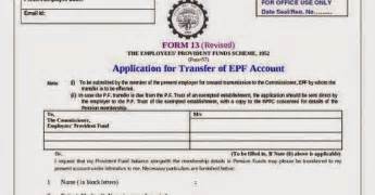 Epf Balance Forms For Claiming Benefits Under The Employees Provident