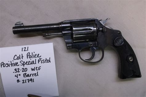 Colt Police Positive Special Pistol 32 20 Wcf 4 Barrel
