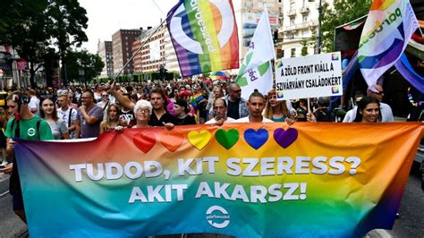 Thousands March In Hungary Pride Parade To Oppose Lgbt Law
