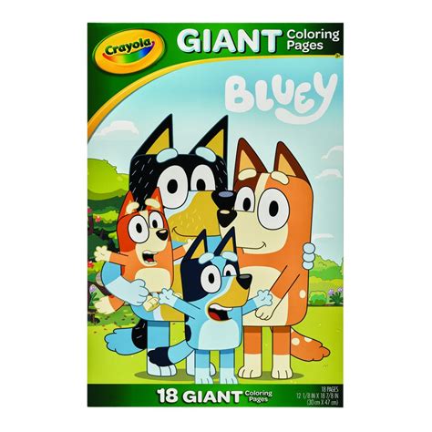 Crayola Giant Colouring Pages Bluey Official Website