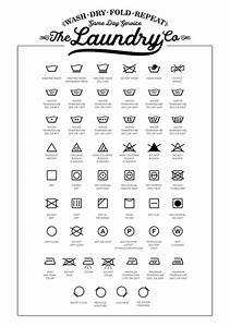 Laundry Guide Print Laundry Room Wall Decor Laundry Symbols Chart