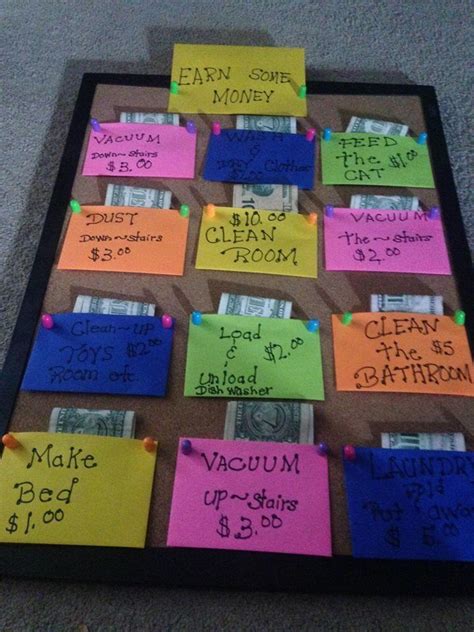 Chores Board Chore Chart Kids Organization Kids Chores For Kids