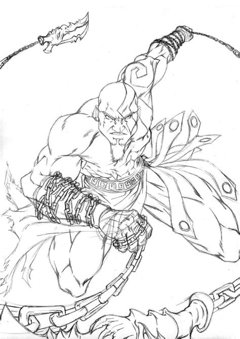 God Of War Printable Coloring Pages Dibujos