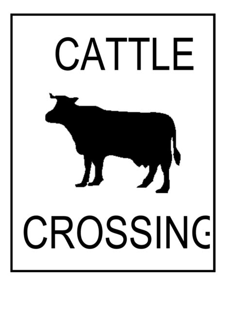 Top 12 Crossing Sign Templates Free To Download In Pdf Format