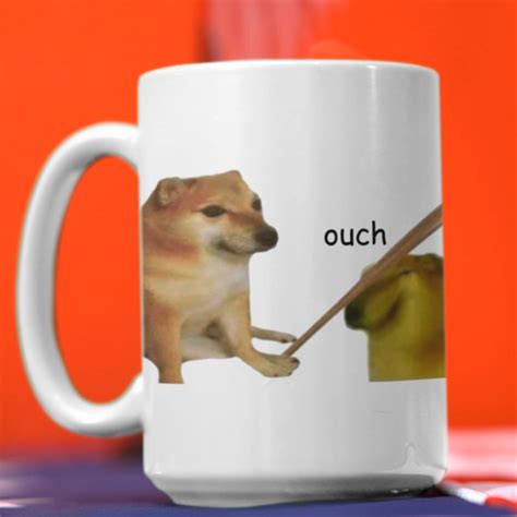 Cheems Bonk Doge Meme Coffee Tea Mug 11oz Latest Cheems Etsy Doge