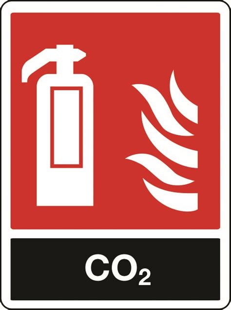 Besides a co2 fire extinguisher, which type of fire extinguisher can you use on electrical fires? CO2 Fire Extinguisher General Sign | Stocksigns