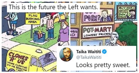 This Ironic Cartoon Of The Lefts Ideal Future Is Giving People Squad