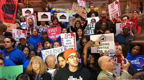 Landlords And Housing Advocates Rally Supporters For Fight Over Tenant