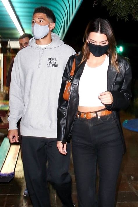 After being spotted out together, fans are wondering: KENDALL JENNER and Devin Booker Out for Dinner in West ...