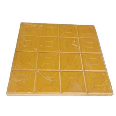12mm Yellow Concrete Chequered Floor Tile At Rs 25square Feet